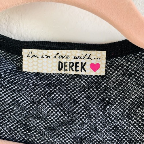 Derek Heart Long Line Gray Lime Green Knit Vest No Size Tag Fits Like A Large - Picture 2 of 3