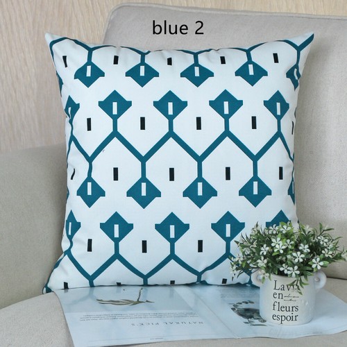 UK Waterproof Geometric Outdoor Cushion Cover Pillow Case Sofa Garden Decor NEW - Picture 29 of 61