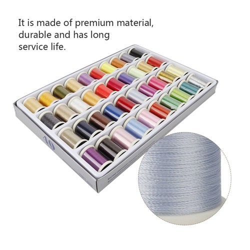 Machine Embroidery Thread Polyester 40 Colors With Plastic Storage Box For EC - Picture 6 of 9