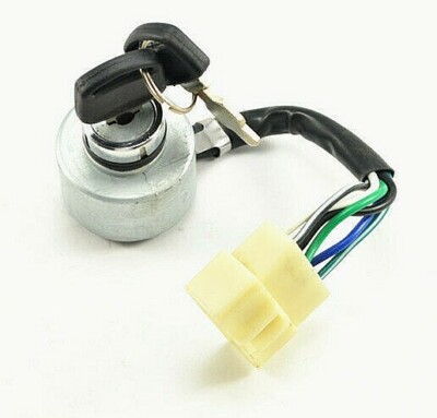 Eastern Tools Ignition Switch for ETQ Gas Generator On Off Key 3 Way 6 Wire
