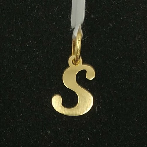 Pendentif Lettre E En Or 18K 750 Millièmes - Or Jaune - Marque Dopazo - Neuf étiqueté