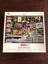 Ceaco Ken Keeley Puzzle Historic Hollywood Newsstand Movie Actor 1000pc 2013 NIB