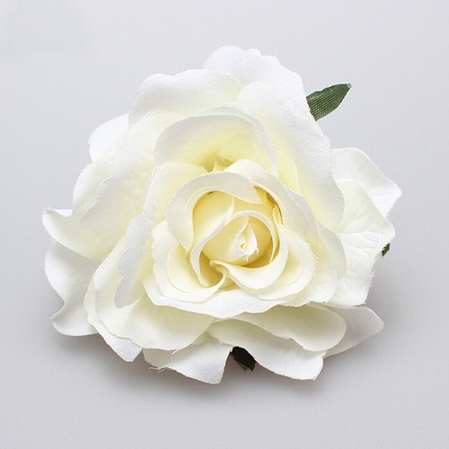 Womens Rose Flower Hairpin Bridal Hair Clips Brooch Wedding Party Hair Accesso w - Picture 18 of 44
