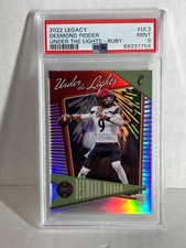 2022 Panini Legacy Desmond Ridder RC Ruby Under The Lights /50 PSA 9 ROOKIE