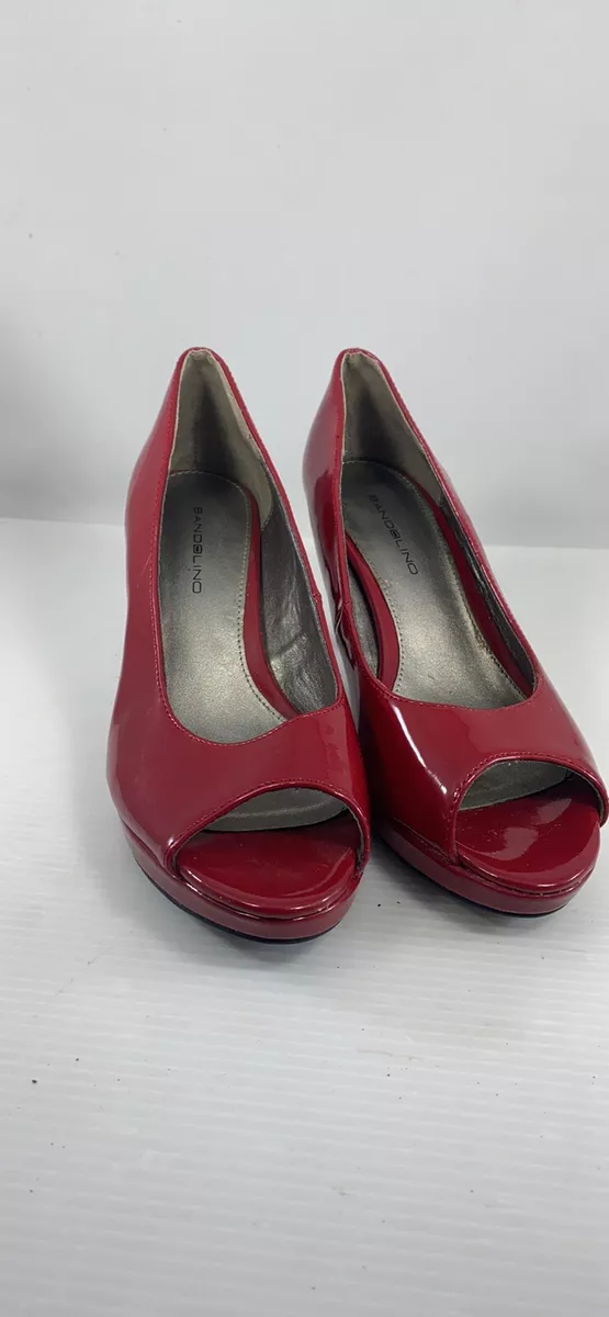 Bandolino Red Pump Size 6