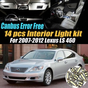 Details About 14pc Canbus Error Free White Interior Led Light Kit For 2007 2012 Lexus Ls 460