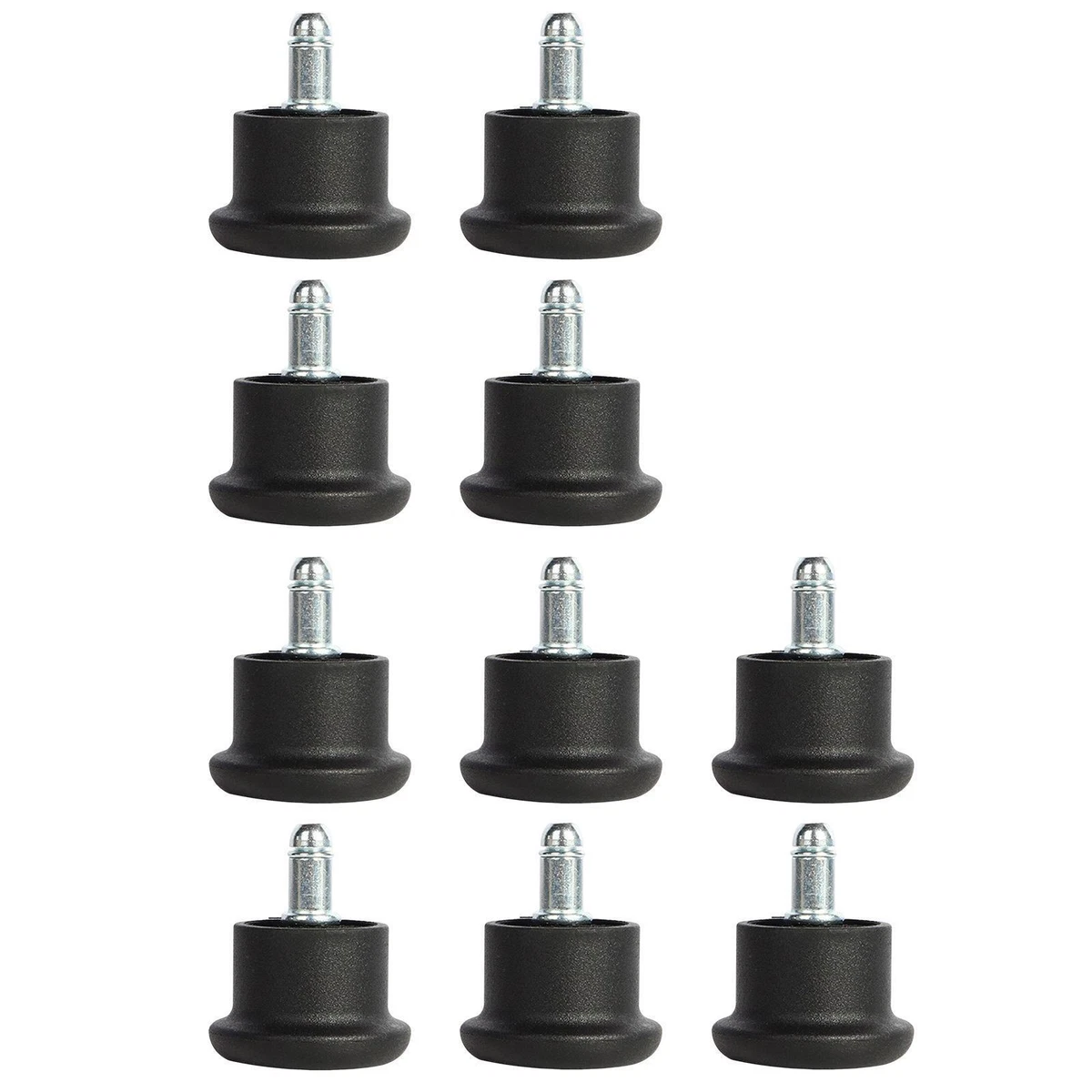 10Pcs Chair Glides to Replace Casters Office Chair Glides for Sofa Furniture