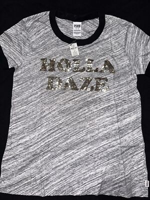 Brand New Authentic Victoria Secret PINK Holla Daze Medium T Shirt (holiday)rare