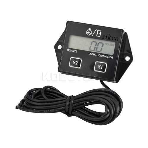 Waterproof Digital Tachometer Hour Meter RPM Gauge for Engine ATV Boat - Picture 7 of 7