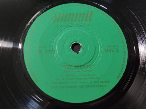 Gilbert & Sullivan - Excerpts From The Mikado VG+ 45 EP Record & Pic Sleeve 1957 - Picture 5 of 5