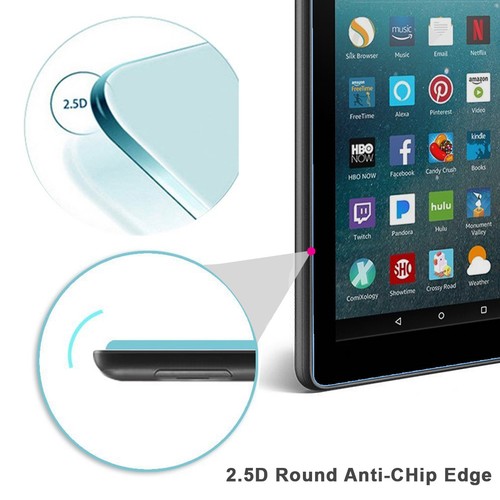 Premium Tempered Glass Screen Protector for Amazon Fire 7"7th/8th Gen 2017/2019 - Picture 3 of 6