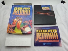 Solar Jetman: Hunt For The Golden Warship (NES, 1989) CIB Original Box & Manual
