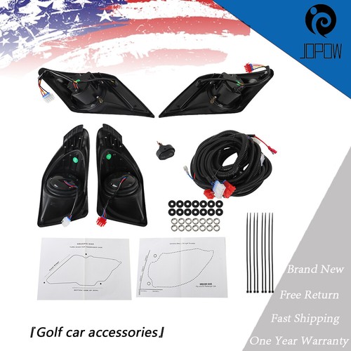 Kit de luces traseras LED faros delanteros 2017-UP LED para carro de golf Yamaha Drive2 EE. UU.
