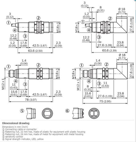 SICK VTE18-3E2912 Sensore di prossimità fotoelettrico, NPN nuovo - Foto 3 di 4