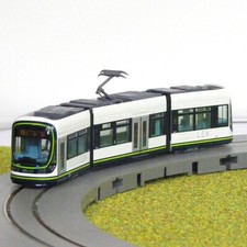 Motorised N Gauge 3 Section Articulated Lex Tram with Directional Headlights