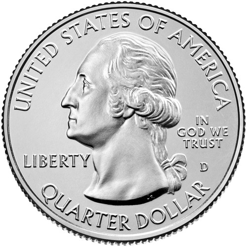 2009 D District Colum, U.S Territory State Quarter. Uncirculated from US Mint - Picture 2 of 3