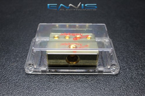 0 TO 4 GAUGE DISTRIBUTION BLOCK AUDIOPIPE GOLD 24K POWER WIRE PB-1044 - Picture 5 of 6