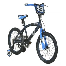 BOYS KIDS TRAINING BIKE 18-Inch Wheels BMX Bicycle Ages 6-9 Red/Green/Blue