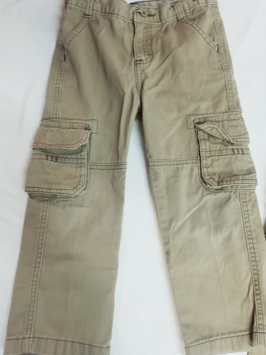 Boys WRANGLER Cargo Pants Size 5 Lot Of 2 Khaki & Green Bottoms - Picture 6 of 9