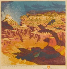 Gustave Baumann : Grand Canyon : Archival Art Print