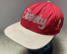 Vintage 1991 ACME Clothing Made In USA Tweety Bird Adjustable Snapback Hat Cap