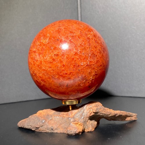 452g Natural strawberry quartz ball Quartz Crystal Energy Healing Ball + Stand - Picture 10 of 16