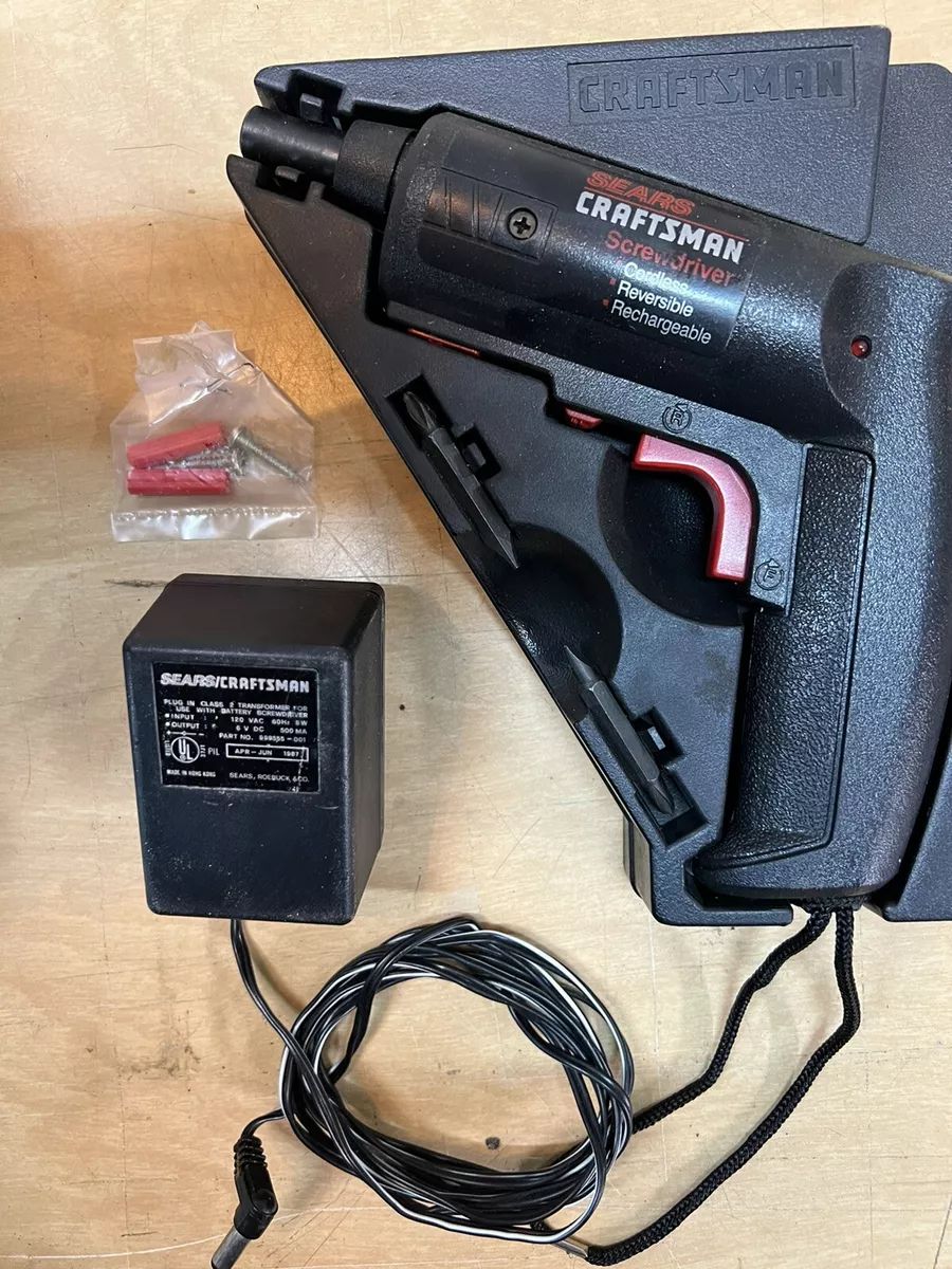 NOS Craftsman Cordless Low Rpm Hi Torque Rechargeable Screwdriver New N Box