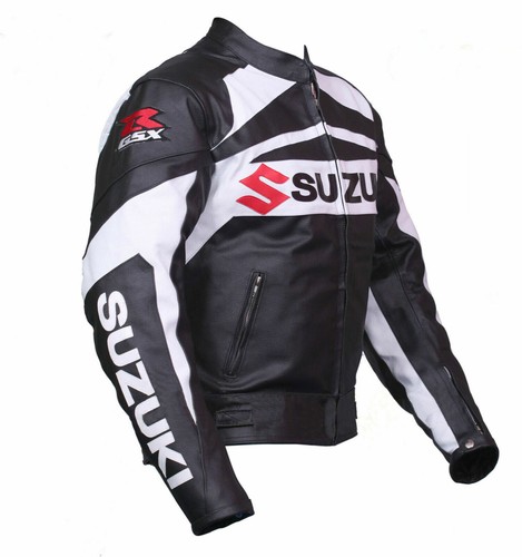 Suzuki Motorcycle Leather Jacket 