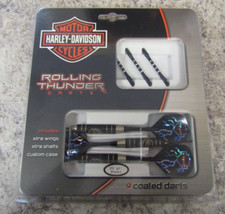 Harley Davidson 23 Gr. Steel Tip Coated Darts Rolling Thunder - FLAMES - 61354