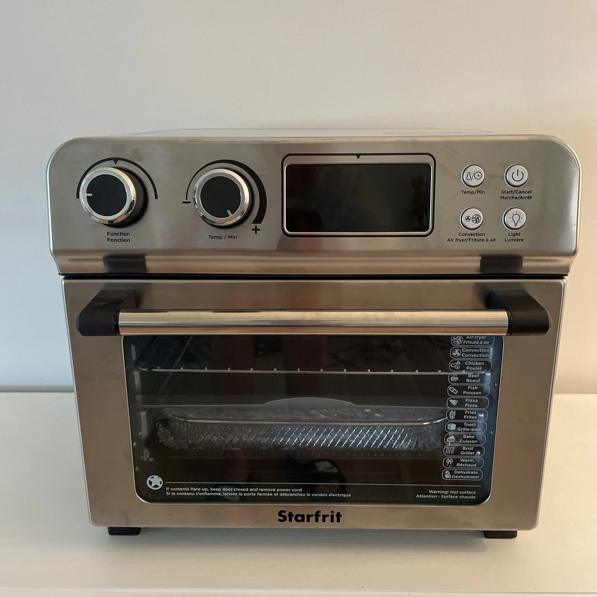 NEW Starfrit Quart 1700 Watt Air Fryer Toaster Oven Model, 48 OFF