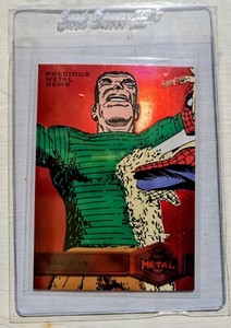 2022 Marvel Metal Universe Spider-Man High Series PMG Red 99/100 Sandman #170