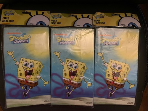 New Spongebob Squarepants Birthday Party Supplies Tableware & Balloons Decor - Picture 4 of 10