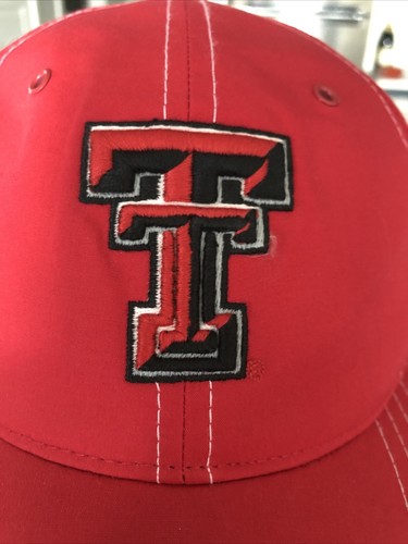 Texas Tech hat ball cap NEW ADJUSTABLE Red Raiders - Picture 2 of 4