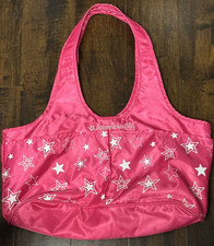 American Girl Doll Carrier Tote Travel Bag Hot Pink White Stars Retired 18"