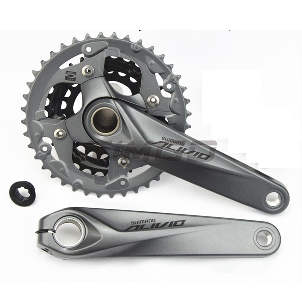 Shimano Alivio FC-M4050 MTB Bike 3x9 Speed Crankset 40-30-22T HollowTech II  BB52