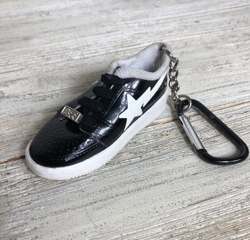 A BATHING APE BAPE STA Sneaker Keychain Black Shoe