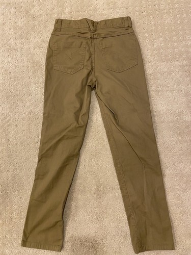 Ring of fire Youth Boys tan chino khaki pants Size 12 Regular Cotton Flat  front | eBay