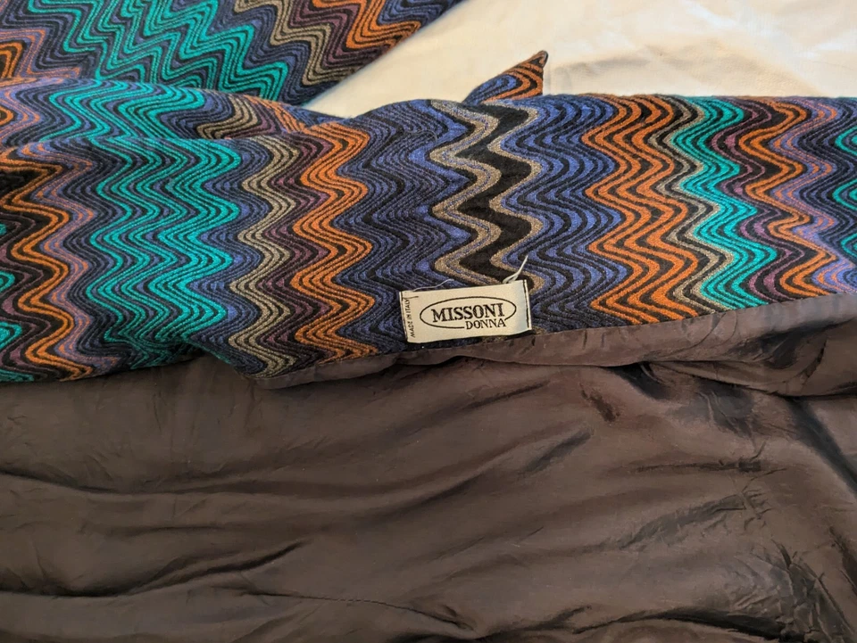 Chaqueta Blazer Missoni Donna Multicolor Zig Zag Vintage Foto 4 de 4