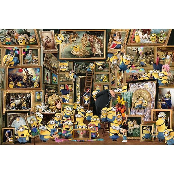 Minions Museum of Minions Art 1000 Piece Jigsaw Puzzle Yanoman (50x75cm) 10-