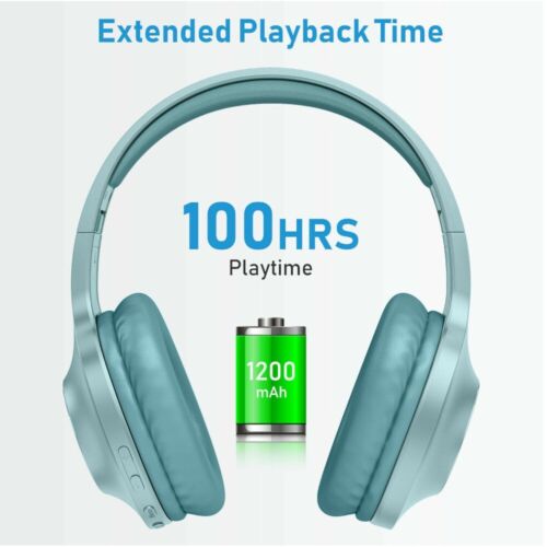CASQUE BLUETOOTH LETSCOM H10 BLEU - Photo 3/7