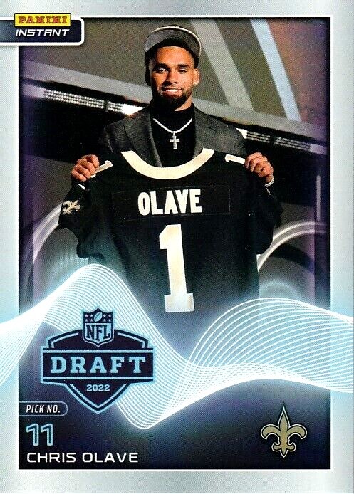 Chris Olave Panini Instant Draft Night #10 Base
