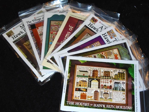 Carriage House Samplings HAWK RUN HOLLOW Cross Stitch Patterns YOU CHOOSE!