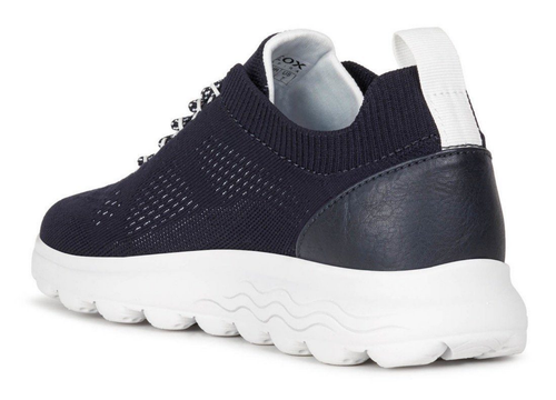 Geox D SPHERICA A KNITTED TEXT. Sportliche Schnürschuhe Sneaker Halbschuhe Damen - Picture 4 of 27