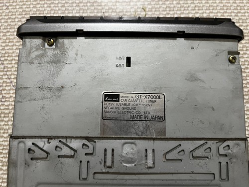 AUTORADIO D'EPOCA - SANSUI GT-X7000L - VINTAGE CAR RADIO - VINTAGE CAR RADIO - Foto 11 di 14
