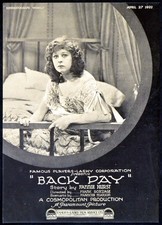 BACK PAY 1922 Seena Owen, Matt Moore, J. Barney Sherry TRADE ADVERT