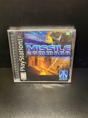 Missile Command, NEW Sealed, Black Label, (Sony PlayStation 1, 1999) Clean