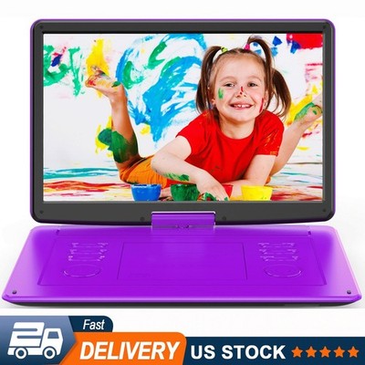TENKER 17.9'' Portable DVD Player w/15.4'' Large Swivel Screen Multi-Media Player