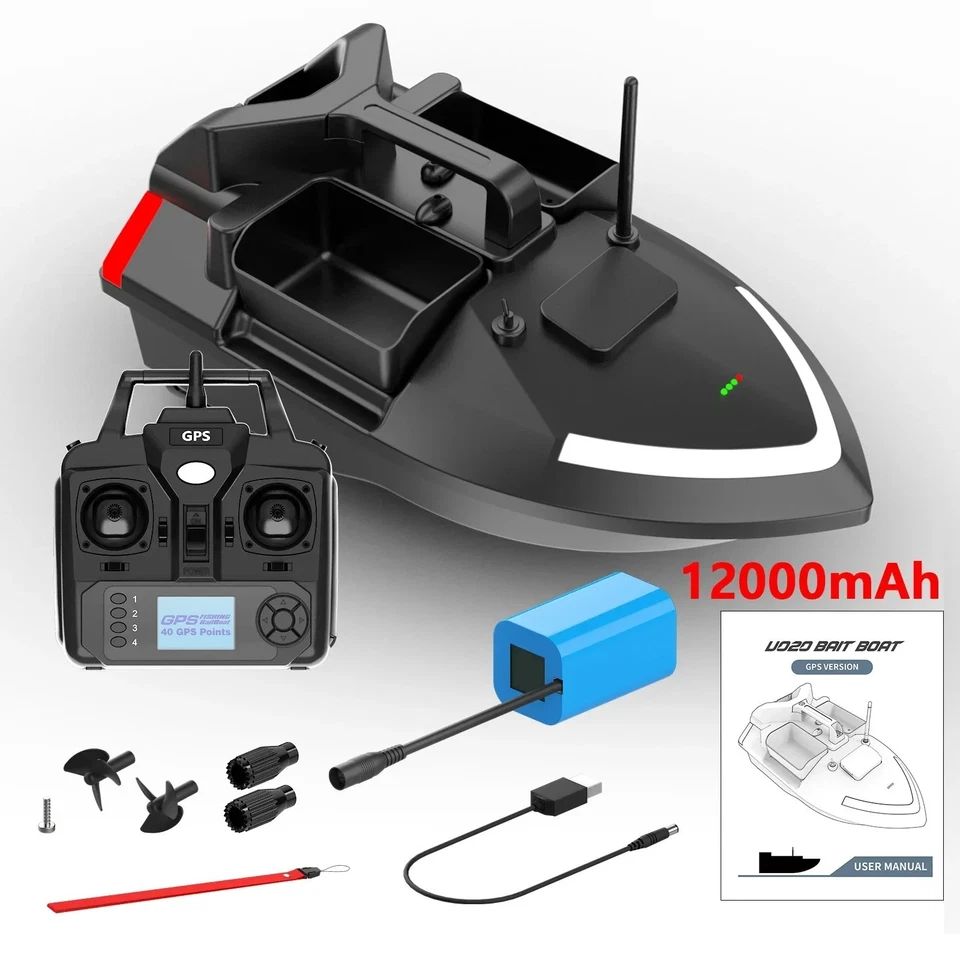 BARCHINO PER ESCHE BARCHINO CARPFISHING RADIOCOMANDATO CON GPS E 3 CONTENITORI - Bild 1 von 4