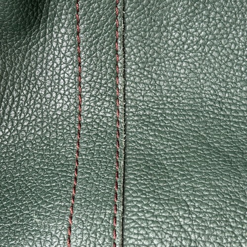 Lucky Brand Hobo-Schultertasche grün genarbt lässig Peitschenstich Rindsleder - Bild 16 von 16