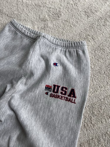 VTG 90s Dream Team USA Basketball Champion Reverse Weave Pants Mens Medium 92 96
